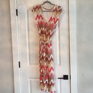 Trina Turk Crochet Cover-up Column Dress